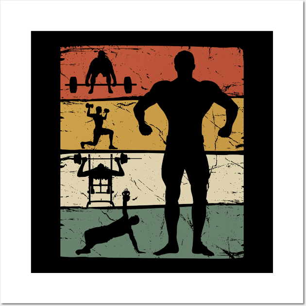 Fitness Vintage Wall Art by POS